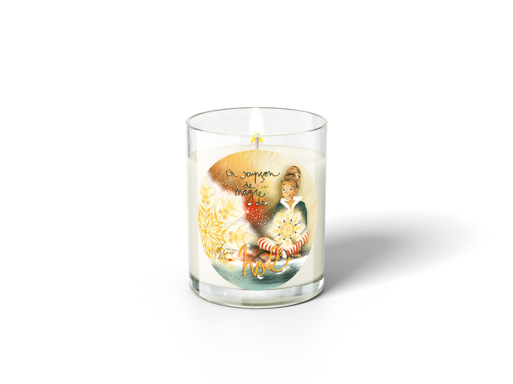 Assortiment bougie n°3 "Tout le bonheur du monde" & "Un soupçon de magie de Noël"
