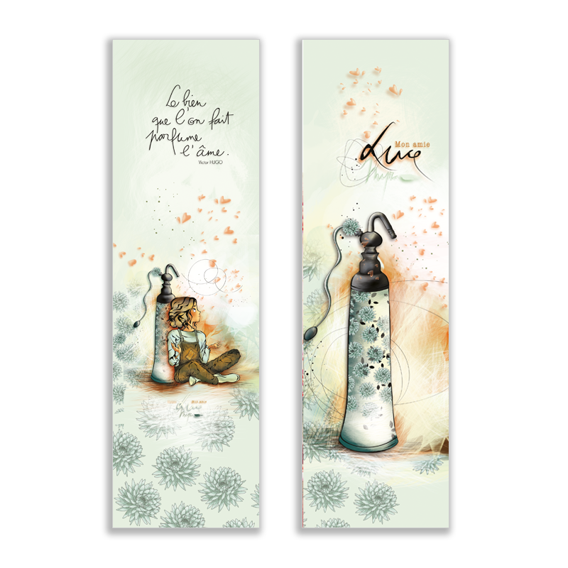 MP 016 - Marque page Mon Amie Luce "Le bien que l'on fait…"