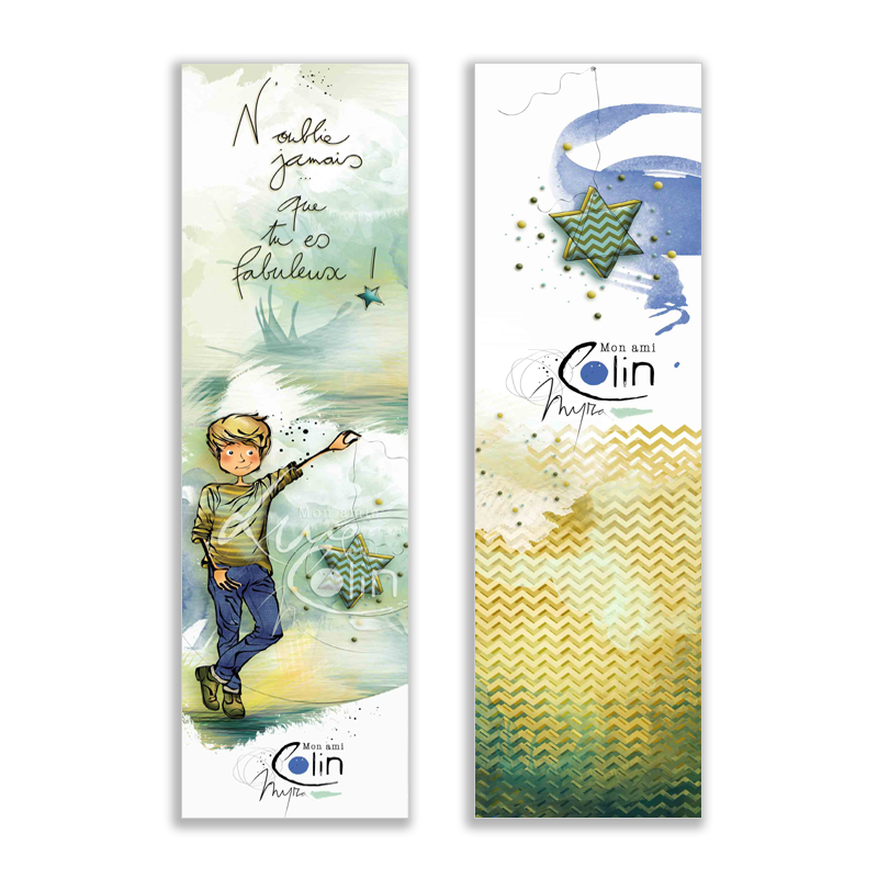 MP 008 - Marque page Mon Amie Luce "N'oublie jamais que tu es fabuleux"