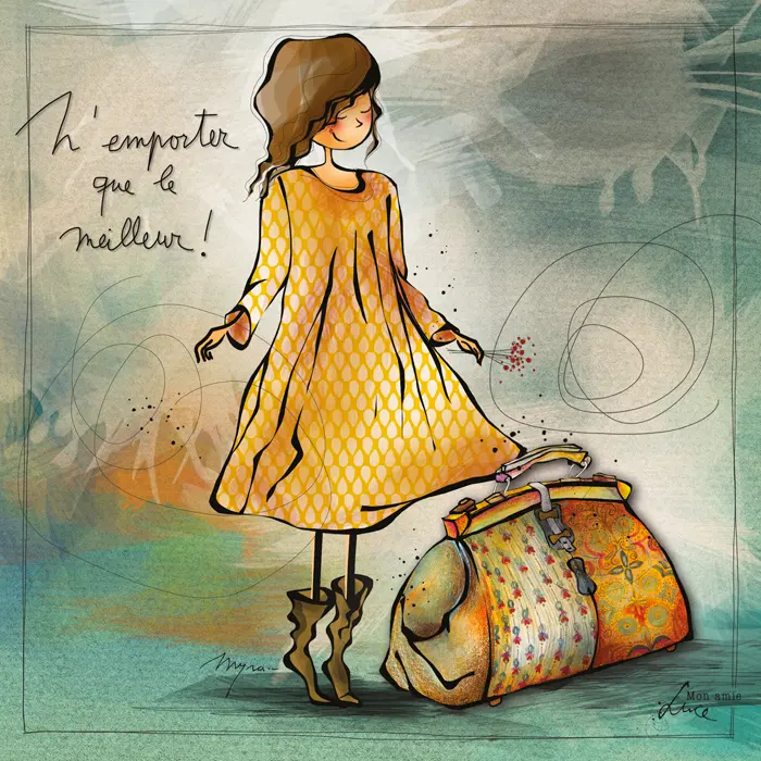 CS 728 - Carte Mon Amie Luce "N'emporter que le meilleur"