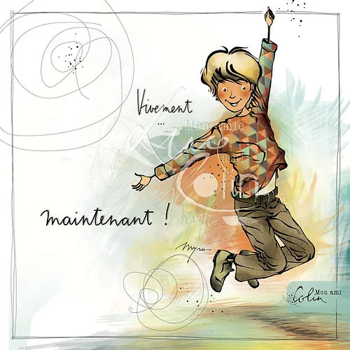 CS 890 - Carte Mon Ami Colin "Vivement maintenant"