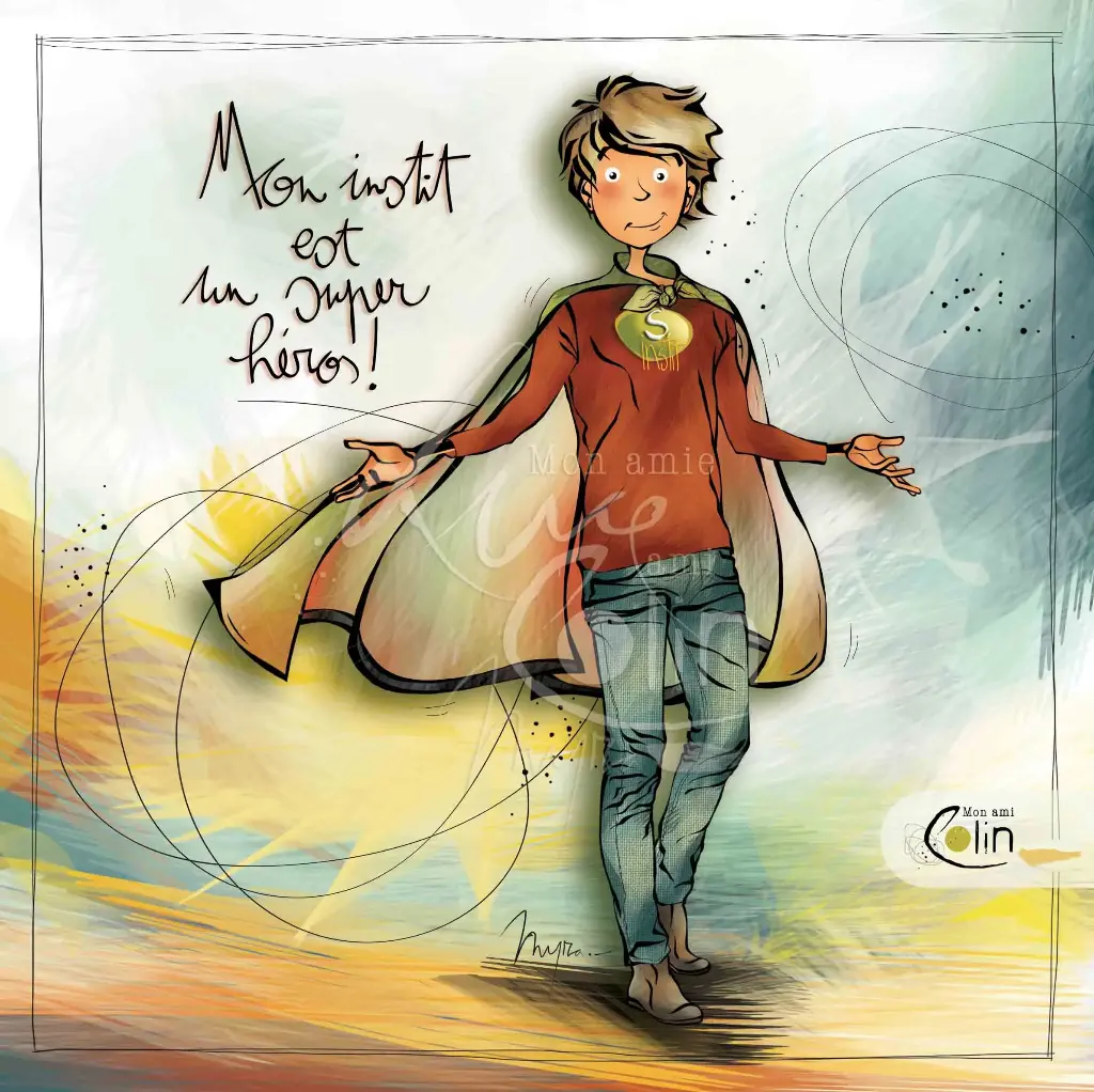 CS 992 - Carte Mon Amie Luce "Mon instit est un super héros"