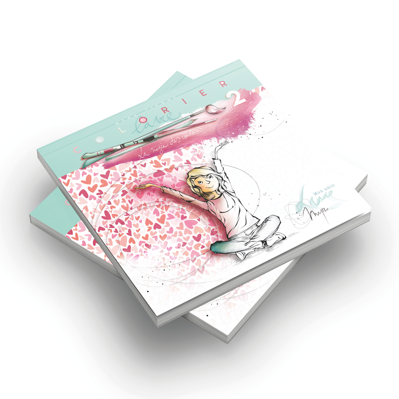 COL 002 -Livre à colorier 2 Mon Amie Luce