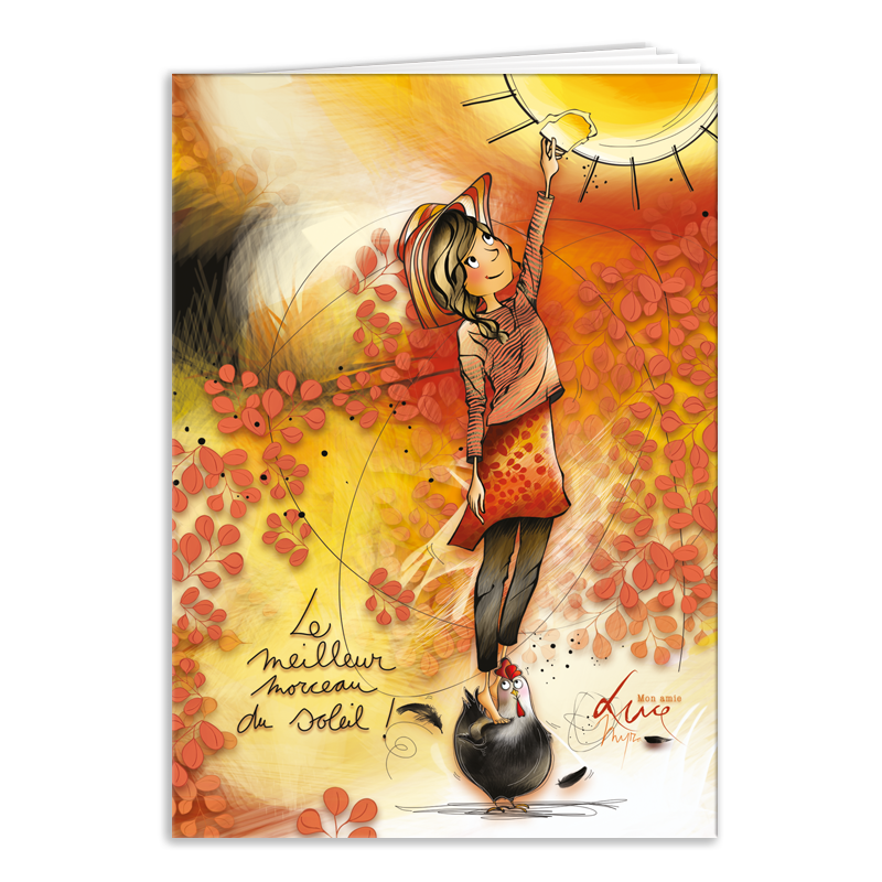 CAR 879 Carnet A6 Mon Amie Luce "Le meilleur morceau de soleil"