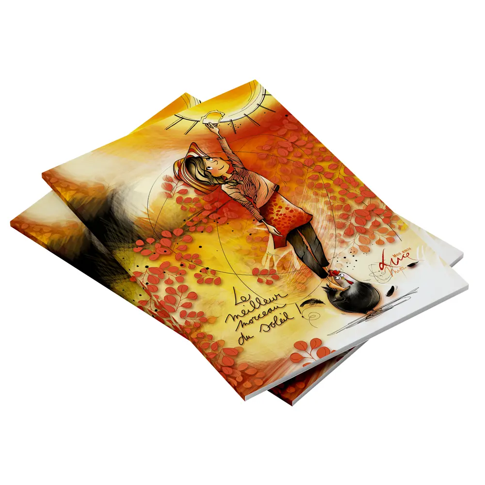 Carnet 10x15 Mon Amie Luce "Le meilleur morceau de soleil"