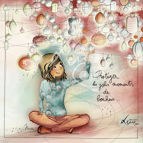 CS 940 - Carte Mon Amie Luce "Protéger les jolis moments de bonheur"