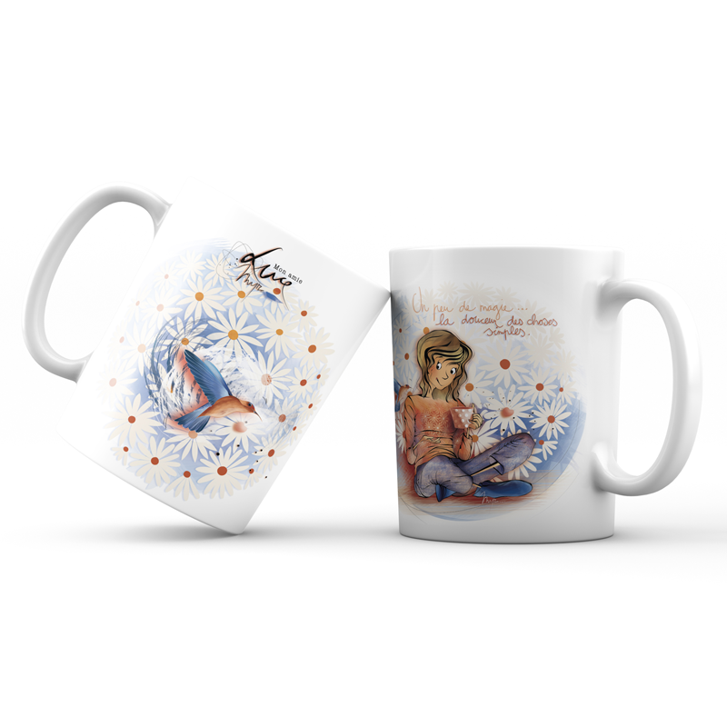 Mug 950 Mon Amie Luce  "Un peu de magie"