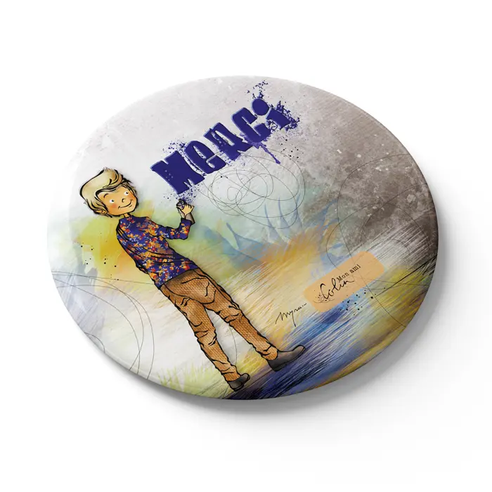 MGN 935 - Magnet "Merci"- Mon Ami Colin"