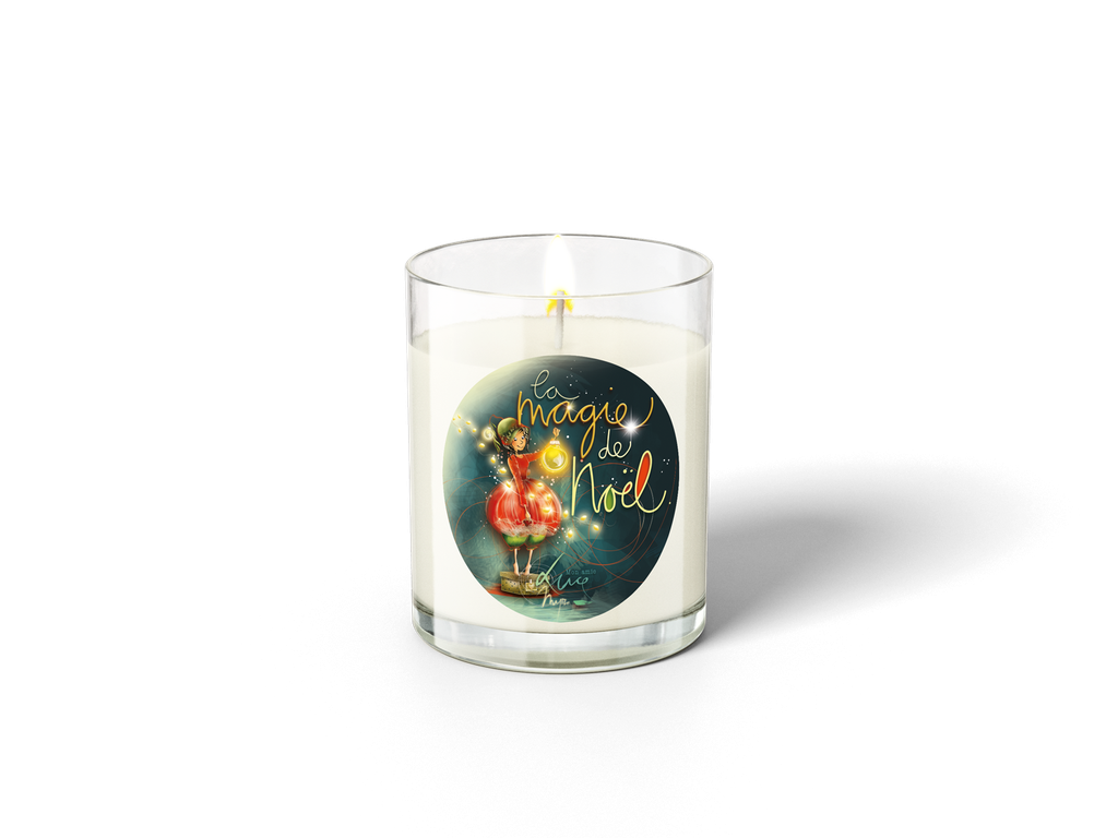 BOU 010 Bougie Mon Amie Luce "La Magie de Noël"