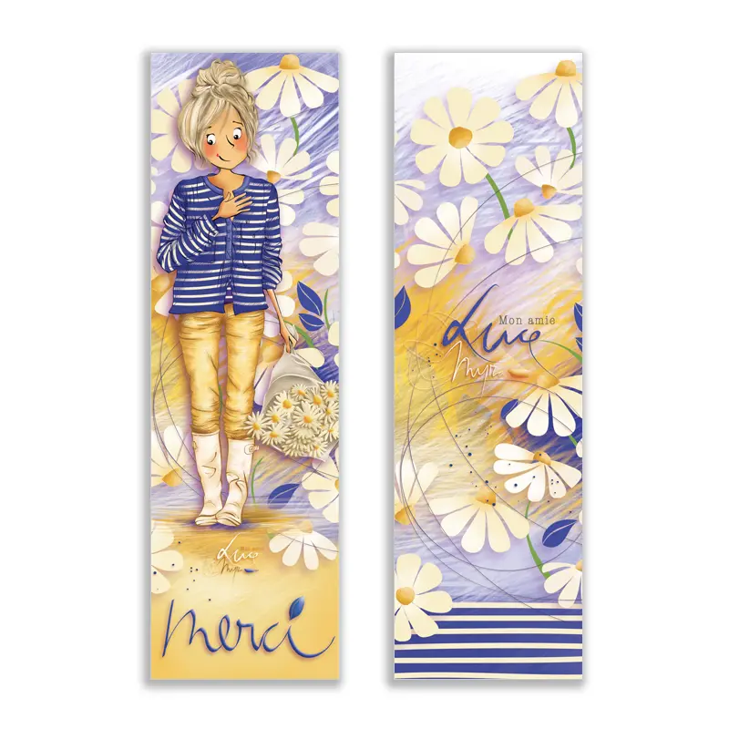 MP 025 - Marque page Mon Amie Luce "Merci"