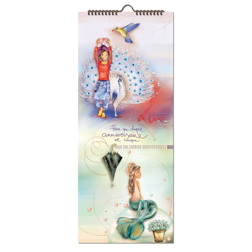 CAL 008 Calendrier anniversaire 2 Mon Amie Luce 