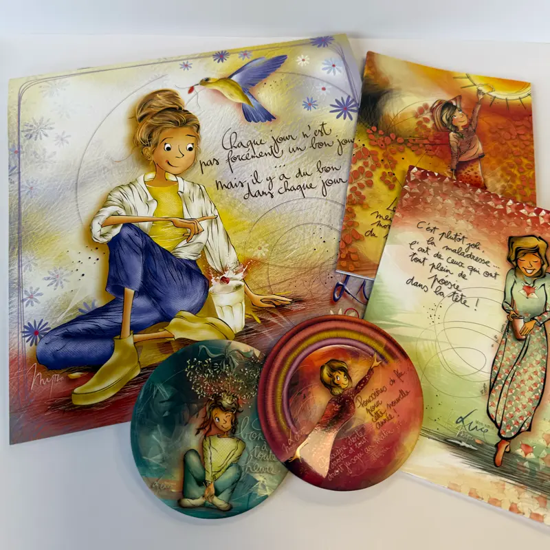 Pack calendrier 2026 "Mon Amie Luce"