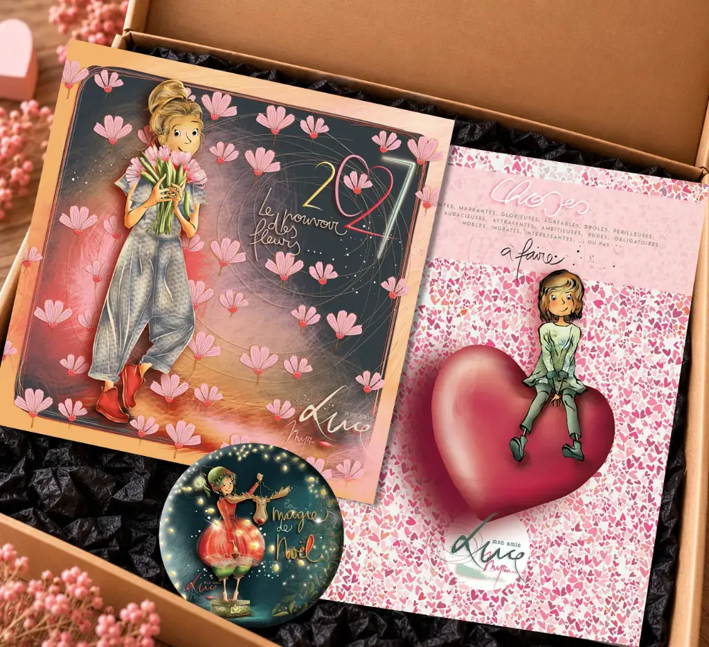 Pack calendrier 2026 "Mon Amie Luce"
