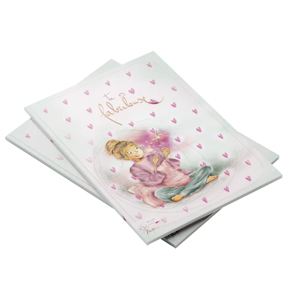 CAR 921 - Carnet A6 Mon Amie Luce "Tu es fabuleuse"