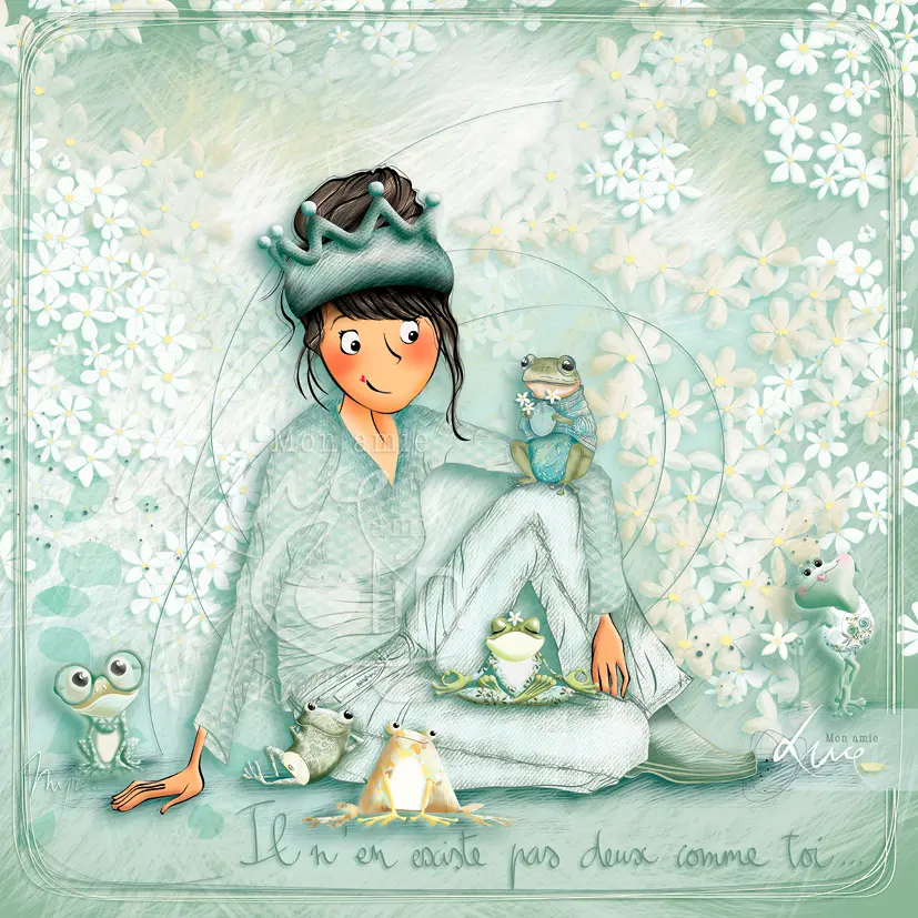 CS 1189 - Carte Mon Amie Luce "Il n'en existe pas deux comme toi"