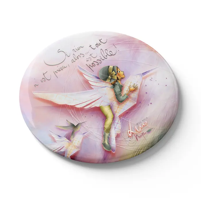 MGN 040 - Magnet "Si rien n'est prévu..." Mon Amie Luce