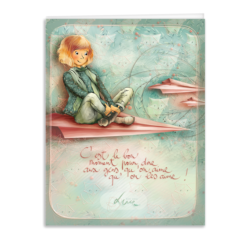 CAR 898 Carnet A5  Mon Amie Luce "c'est le bon moment pour dire au gens..."