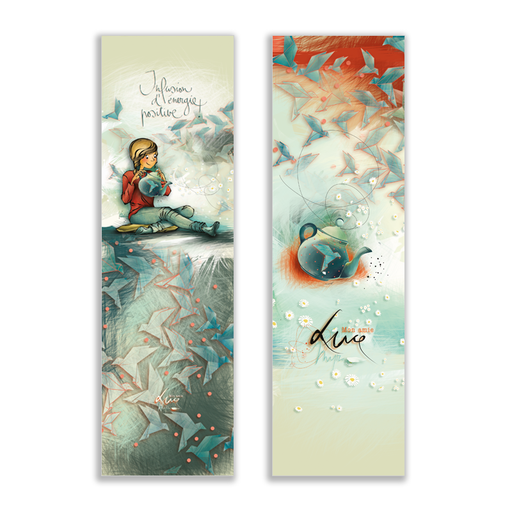 [MP 014] MP 014 - Marque page Mon Amie Luce "Infusion d'énergie positive"