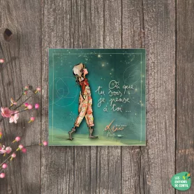 [MC 532] MC 532 - Carte cadeau "Où que tu sois" Mon Amie Luce