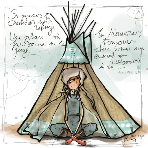 [CS 642] CS 642 - Carte Mon Amie Luce "Si tu cherches un refuge"