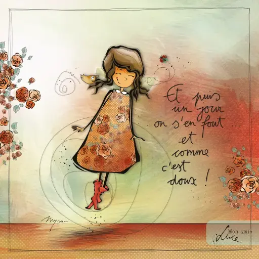 [CS 768] CS 768 - Carte Mon Amie Luce "Et puis un jour"