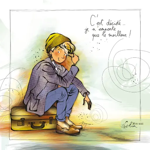 [CS 888] CS 888 - Carte Mon Ami Colin "C'est décidé"