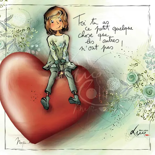 [CS 997] CS 997 - Carte Mon Amie Luce "Toi tu as ce petit quelque chose…"