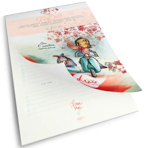 [CAR 874] CAR 874 - To do list  Mon Amie Luce "Que l'aventure commence" format A5 100 pages