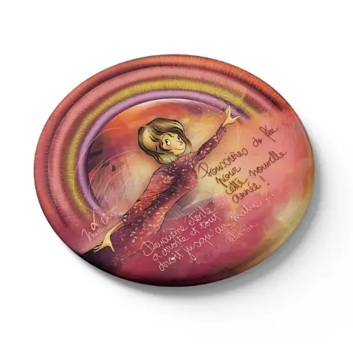 [MGN 013] Mon Amie Luce magnet "Poussières de fée"