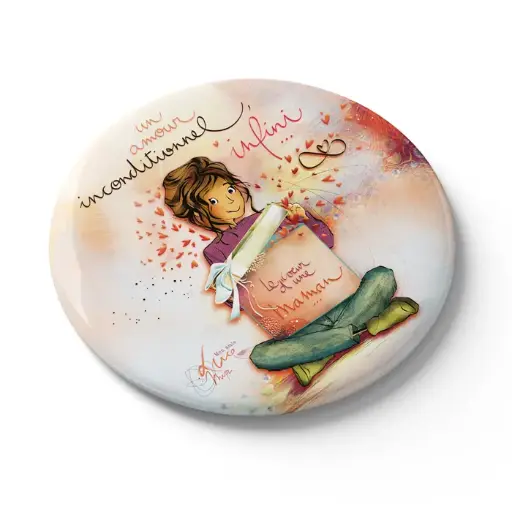 [MGN 052] MGN 052 - Magnet "Un amour inconditionnel"- Mon amie Luce  