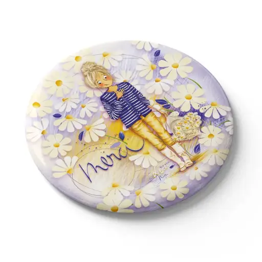 [MGN 057] MGN 057 - Magnet "Merci Mauve" - Mon Amie Luce 