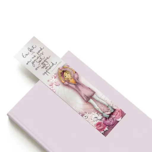 [MP 028] MP 028 - Marque page Mon Amie Luce "En fait on ne perd jamais."