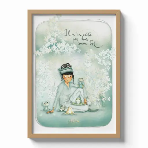 [PO 005] PO 005 - Poster Mon Amie Luce - Édition limitée 30 x 40 cm " il n'en existe pas deux comme toi "