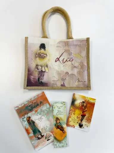 Pack cabas petit format "Ce sac est plein de soleil" 