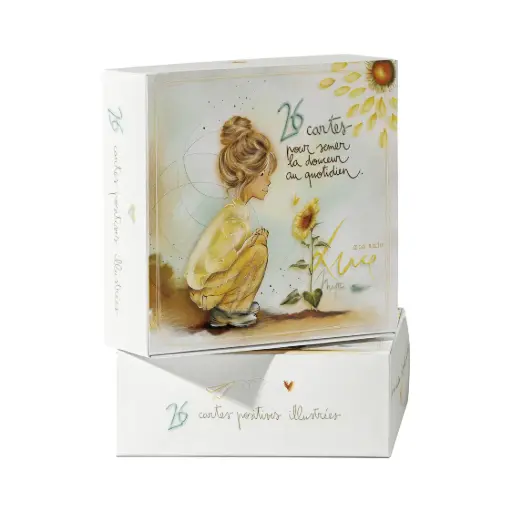 [COF 002] Coffret cartes à piocher tournesol