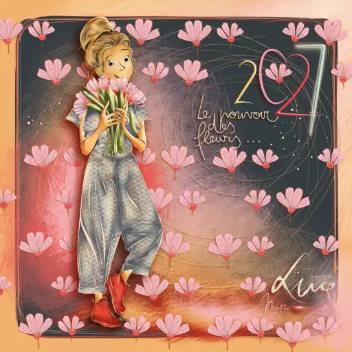 [CAL 009] CAL 009 - Calendrier 2027 Mon Amie Luce – Imprimé en Belgique