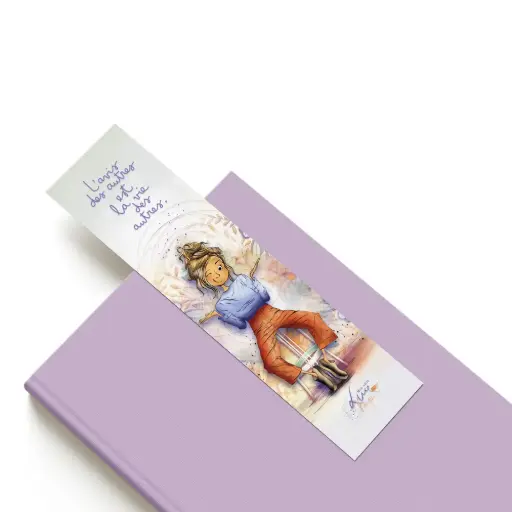 [MP 038] MP 038 - Marque page Mon Amie Luce "L'AVIS DES AUTRES EST LA VIE DES AUTRES"