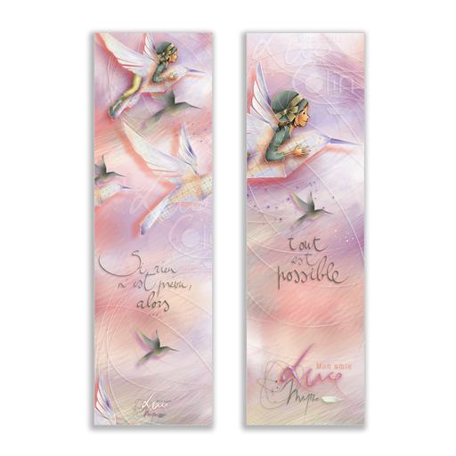 [MP 017] MP 017 - Marque page Mon Amie Luce "Si rien n'est prévu..."