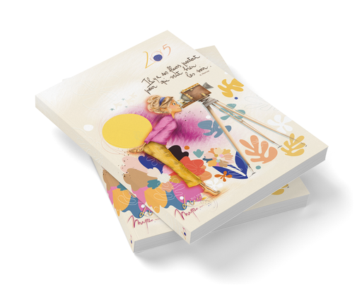 [AG 007] AG 007 - Agenda 2025 Mon Amie Luce "Il y a des fleurs partout pour qui veut bien les voir"